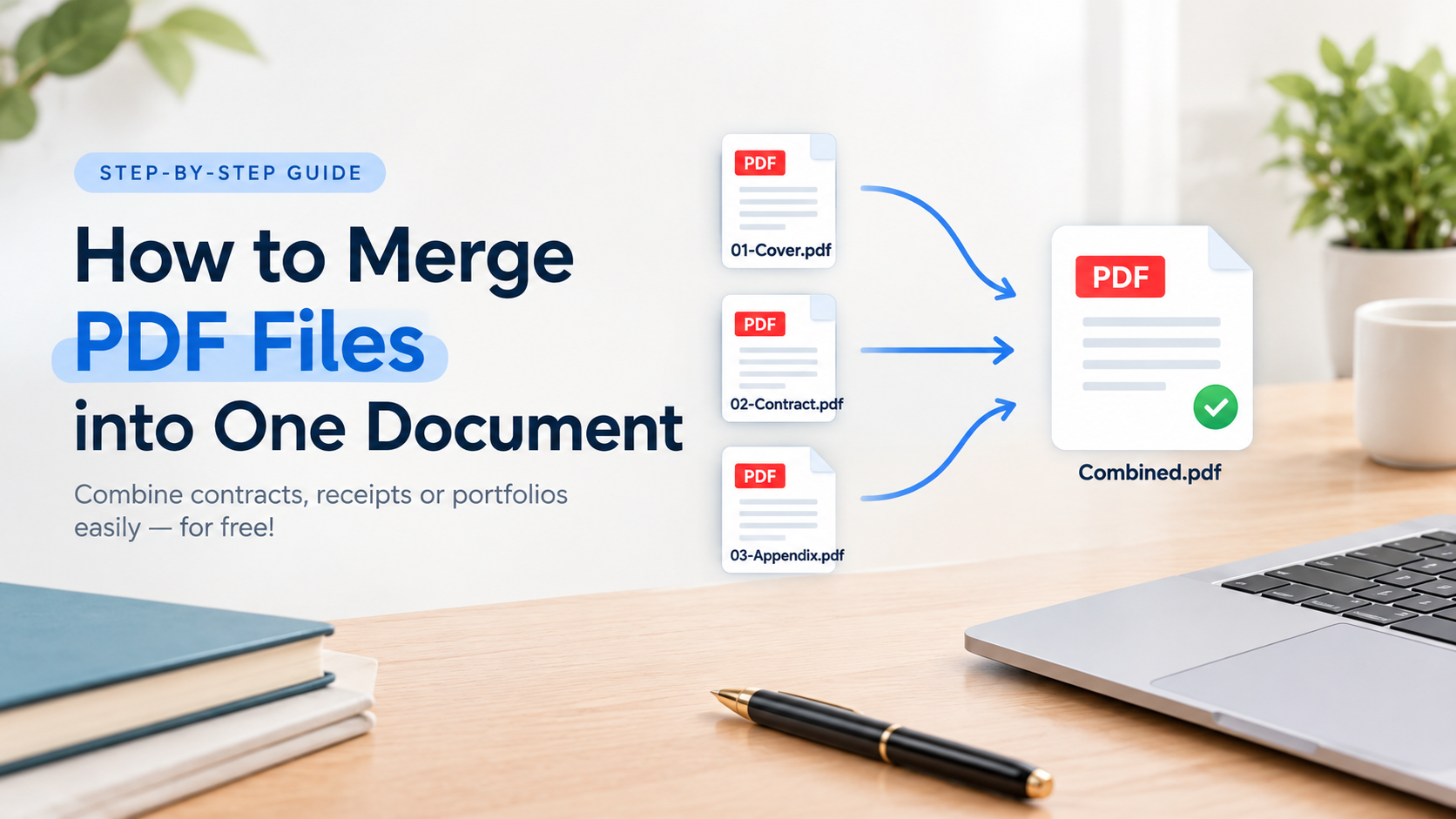 How to Merge PDF Files Into One: Free Step-by-Step Guide